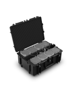 Chauvet DJ Freedom Charge 8P Rolling Transport Case
