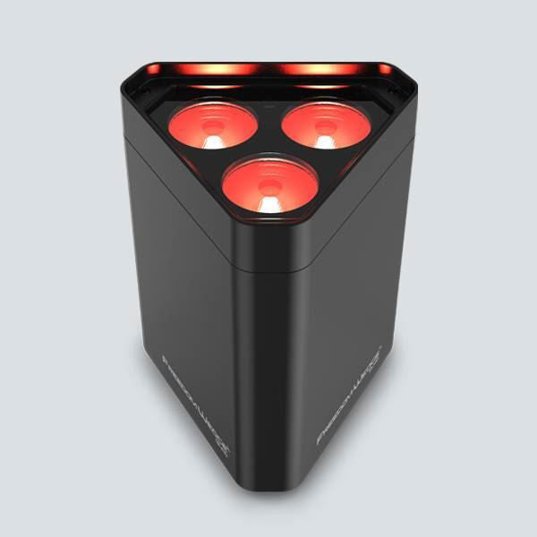 Chauvet Freedom Wedge Quad 4 x 6 Watt Quad (RGBA) LEDs, Wireless DMX, Battery Operated