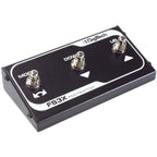 DigiTech FS3X 3-button footswitch for effects pedals, featuring durable design and clear labeling for Trio pedal control.