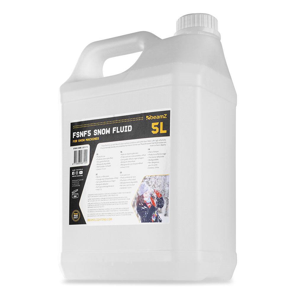 Beamz FSNF5 Snow Fluid - 5L