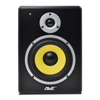 AVE Fusion 8 studio monitor speaker, 8-inch studio monitor with sleek black design and front-facing speaker grille.