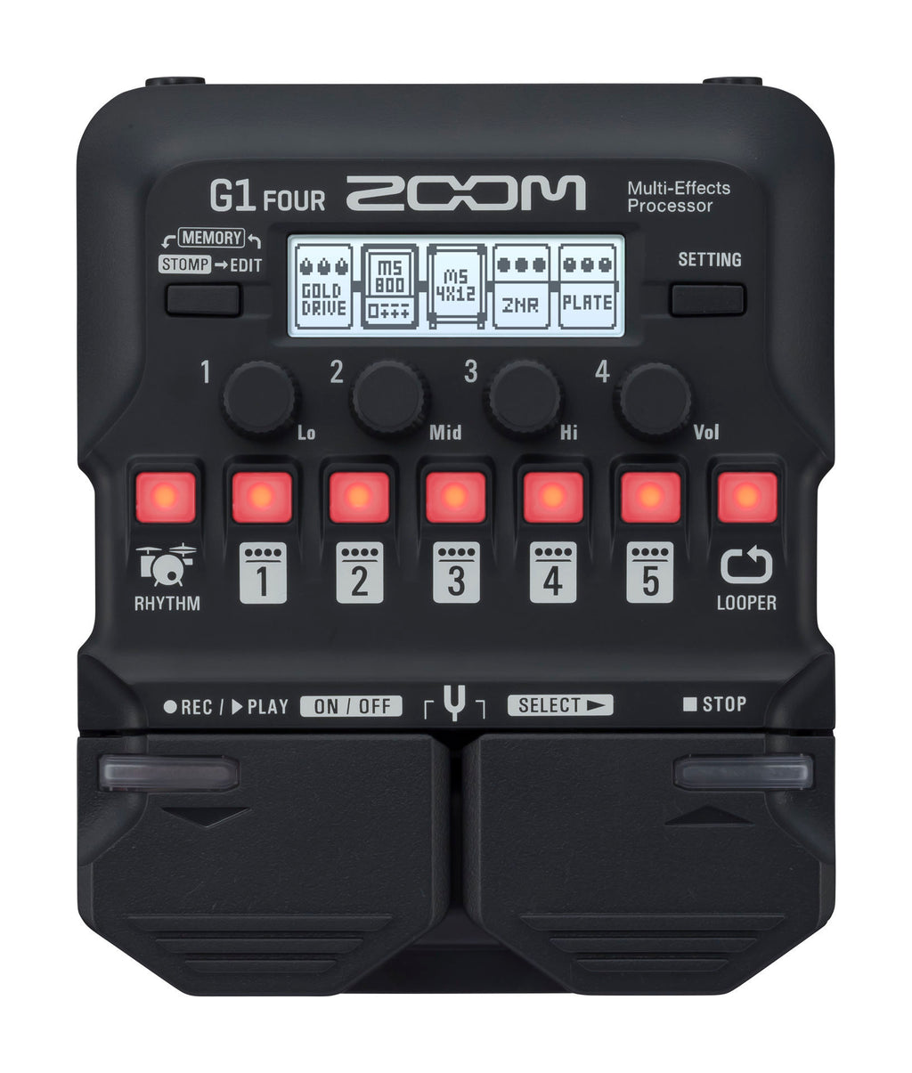 Zoom G1 Four Guitar Amp Modeler and Multi-Effects Pedal