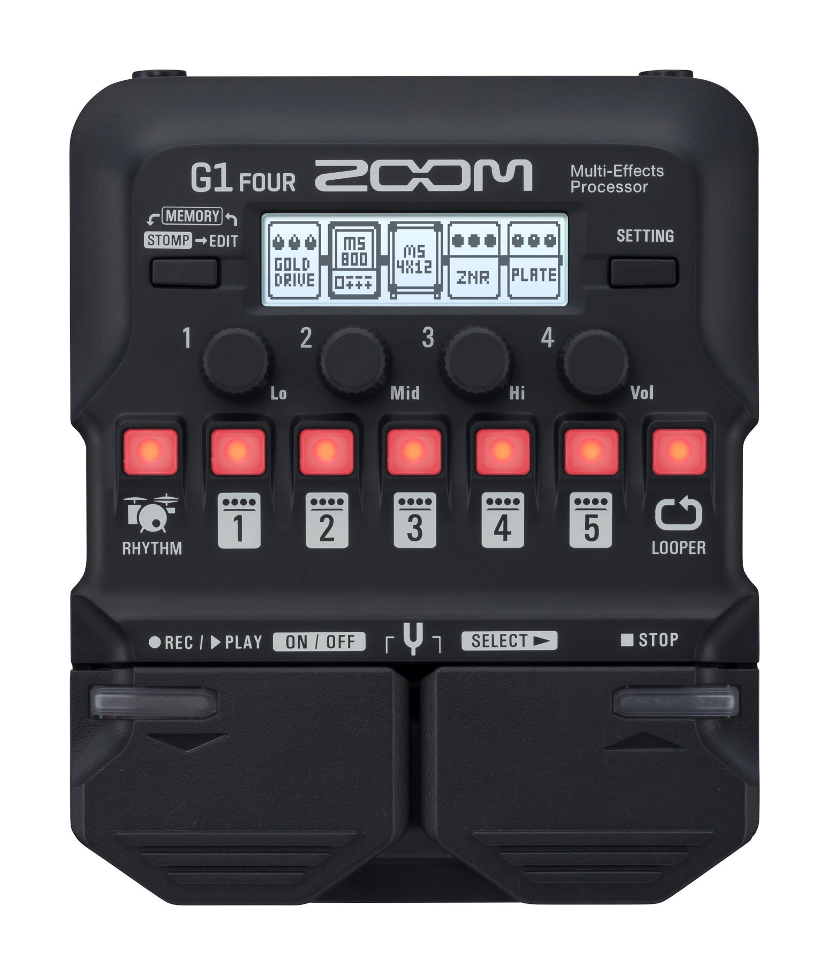 Zoom G1 Four Guitar Amp Modeler and Multi-Effects Pedal