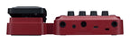 Zoom B1X Four bass amp modeler and multi-effects pedal with multiple effect controls and input/output jacks.
