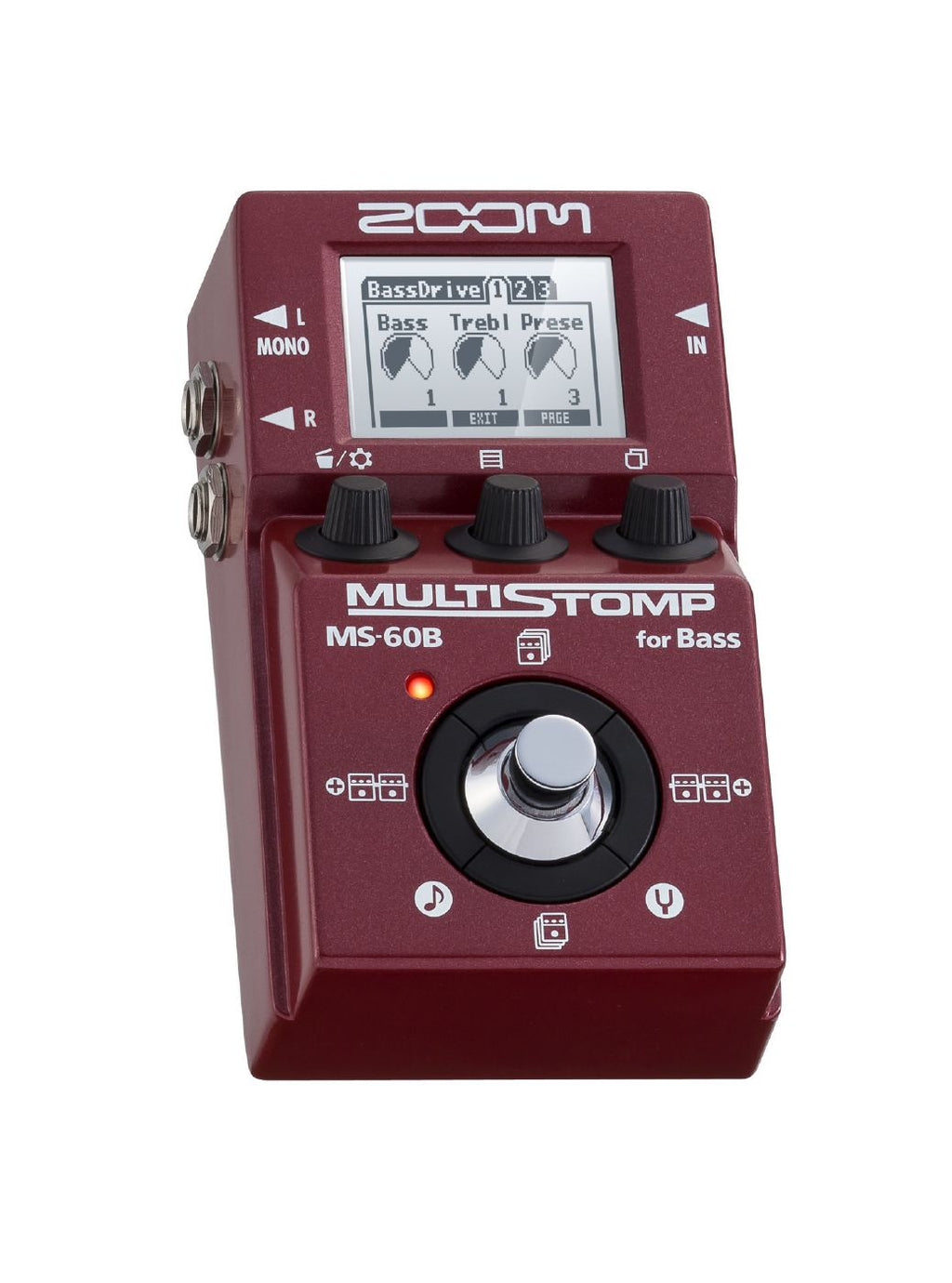 Zoom MS-60B Multistomp Bass Effects Peda