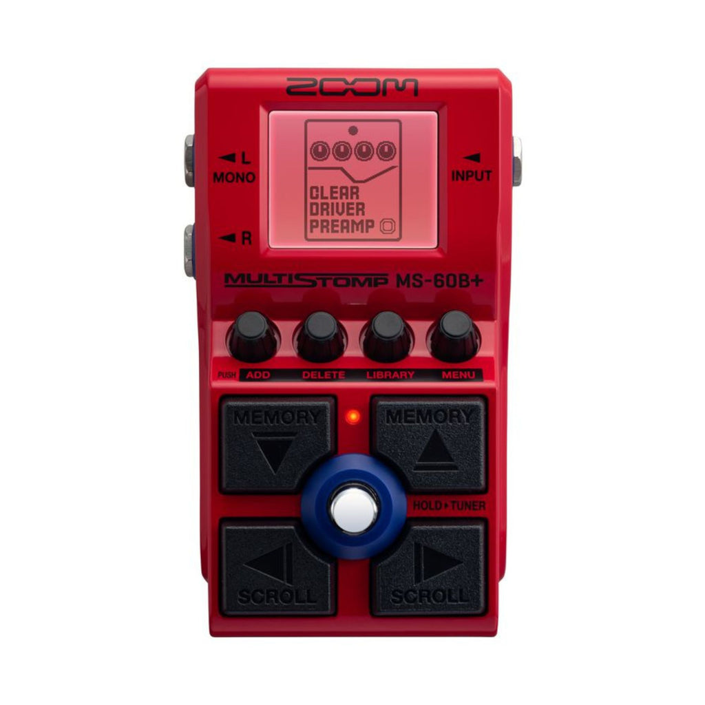 ZOOM MS-60B+ Multistomp Bass Effects Pedal