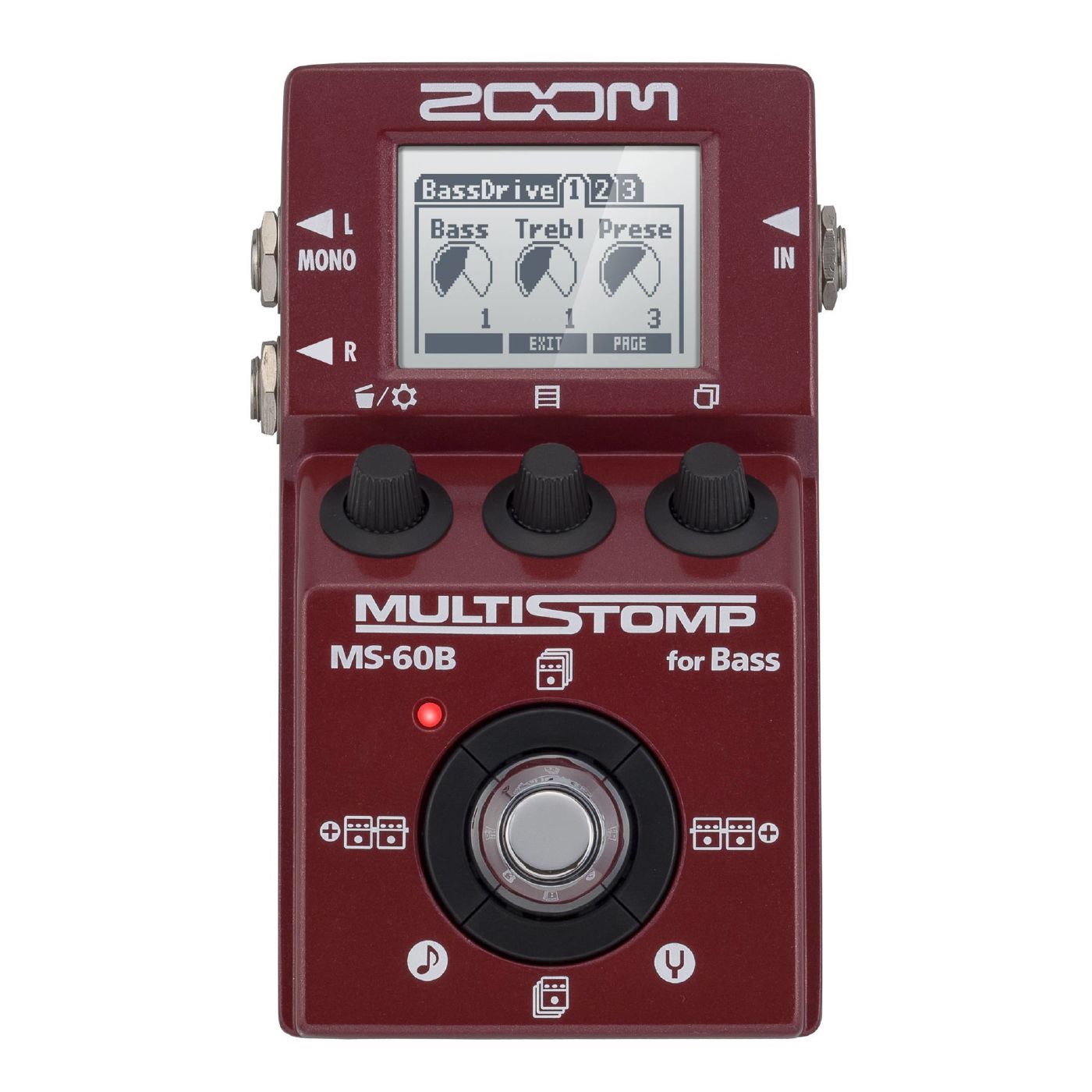 Zoom MS-60B Multistomp Bass Effects Peda