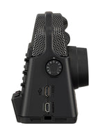 Zoom Q2n-4K Handy Video Recorder, compact digital recorder with built-in microphones and 4K video capabilities.