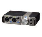 Zoom UAC-2 USB 3.0 audio converter interface showing input and output ports for professional audio recording.
