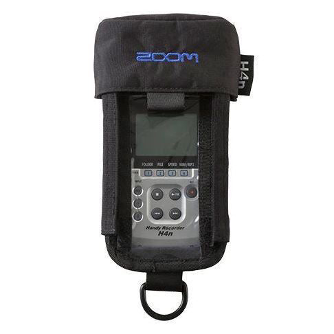 Zoom PCH-4n protective case for H4n digital recorder, showcasing durable design and precise fit for optimal protection.