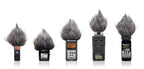 Zoom WSU-1 universal windscreen for digital recorders, made of foam to reduce wind noise during outdoor recordings.
