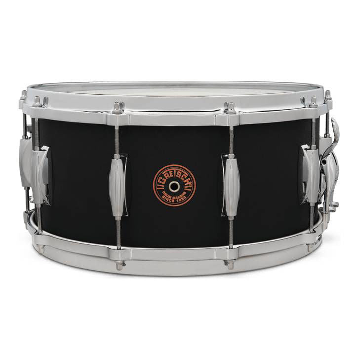 Gretsch USA 14 x 6.5 inch Snare Drum in Black Copper Engraved