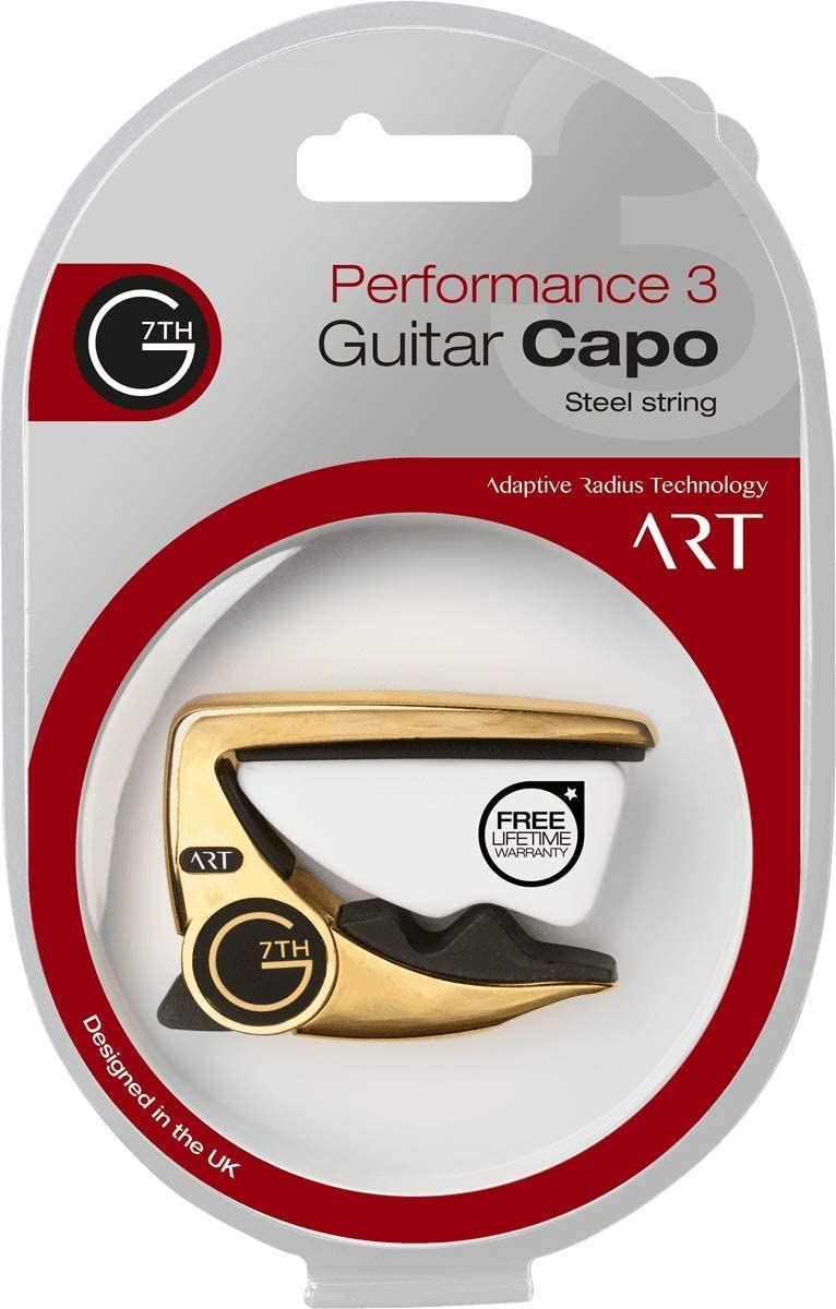 G7 Performance 3 Guitar Capo - Gold