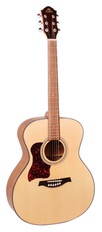 Gilman GA10 Left-Handed Grand Auditorium Dreadnought Acoustic Guitar in Natural Satin