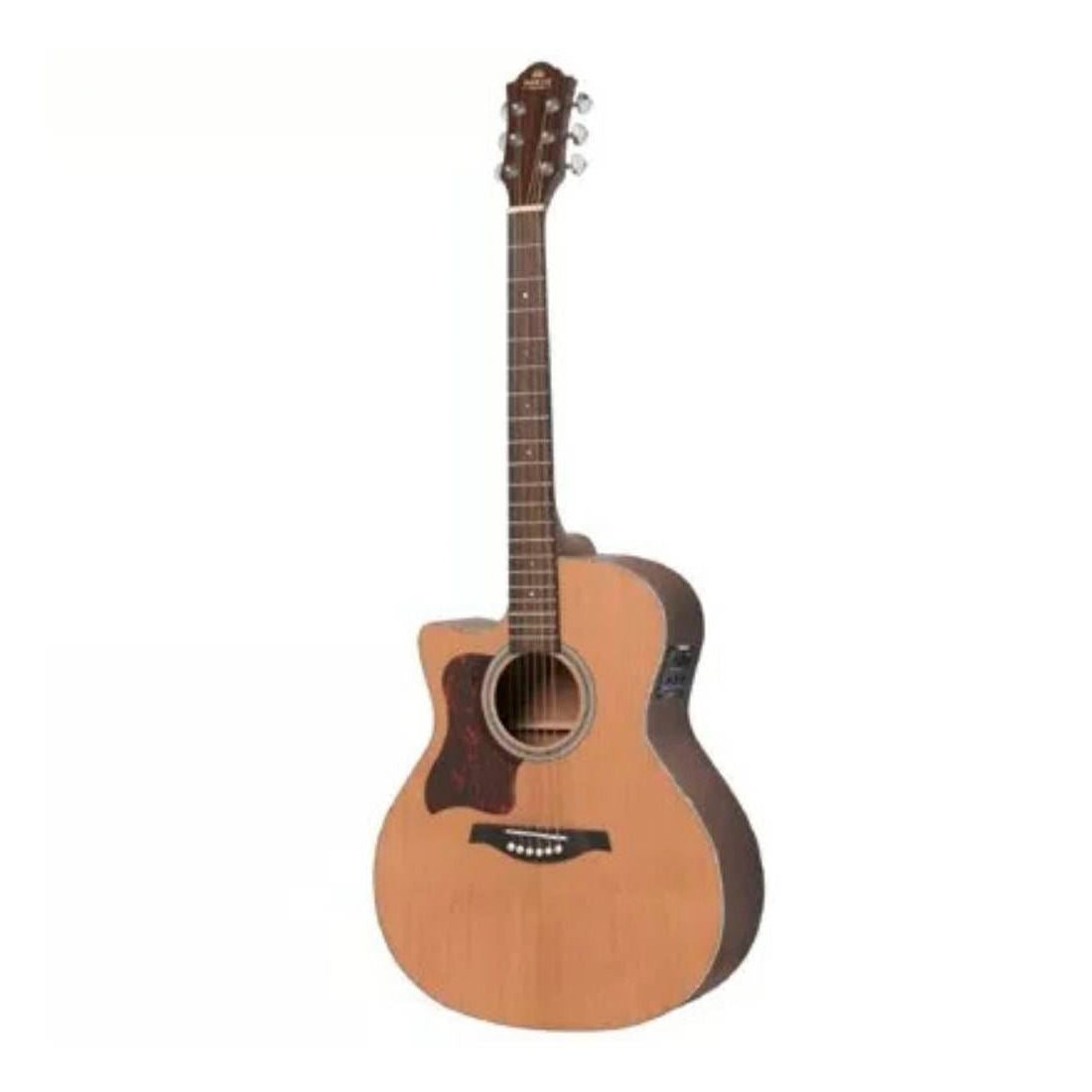 Gilman GA12CE Left-Handed Grand Auditorium Acoustic Guitar with Pickup in Natural Satin
