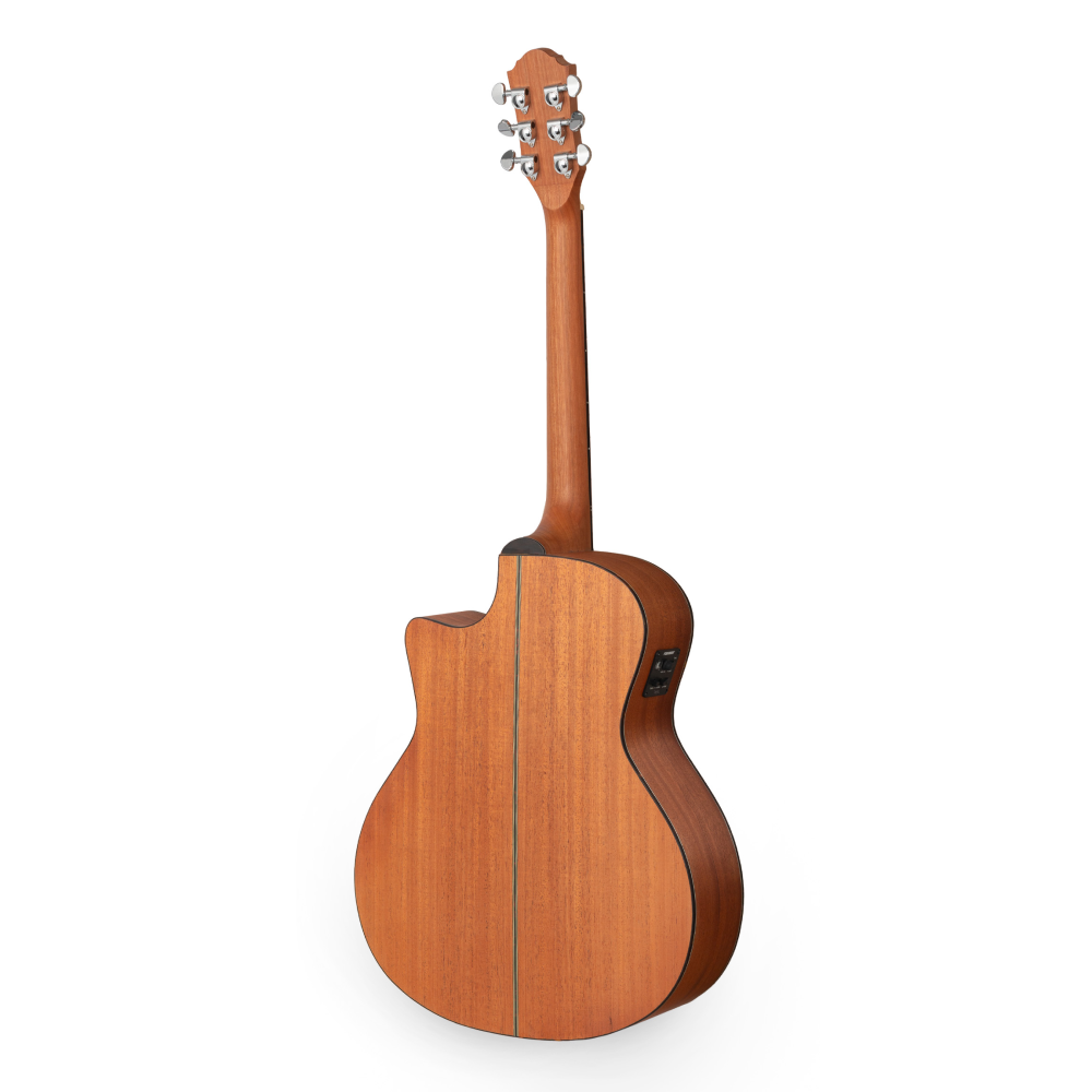 Gilman GA12CE Grand Auditorium Acoustic Guitar with Pickup in Natural Satin