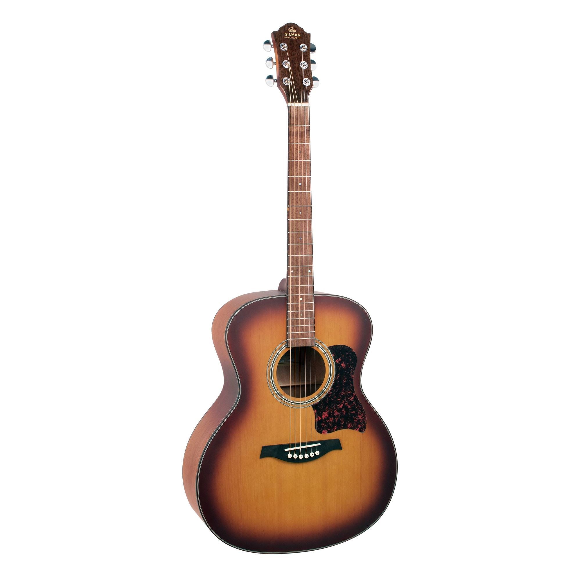 Gilman GA12 Grand Auditorium Acoustic Guitar in Tobacco Sunburst Satin