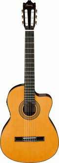 Ibanez GA6CE Classical Guitar in Amber