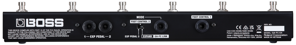 BOSS Foot Controller for EX Katana Amplifiers