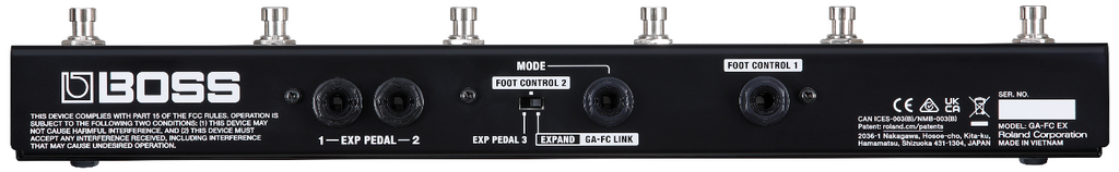 BOSS Foot Controller for EX Katana Amplifiers