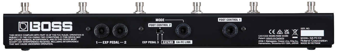 BOSS Foot Controller for EX Katana Amplifiers