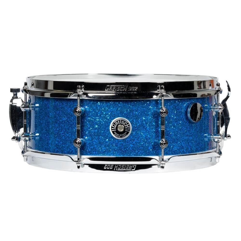 Gretsch Mike Johnston Brooklyn Standard 14x5.5 Snare Drum - Limited Edition Blue Glass