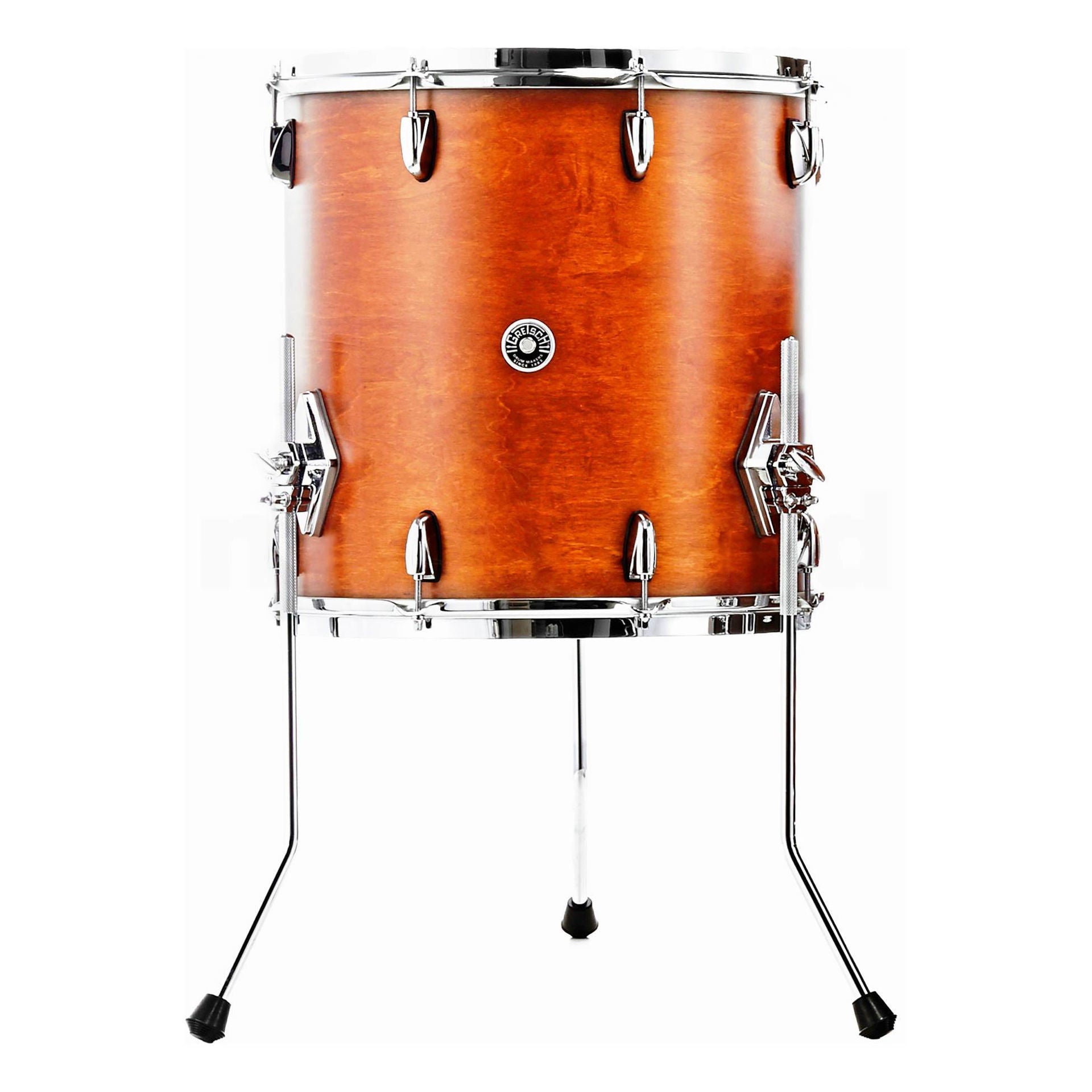 Gretsch Brooklyn USA 14x14in Floor Tom Satin Burnt Orange