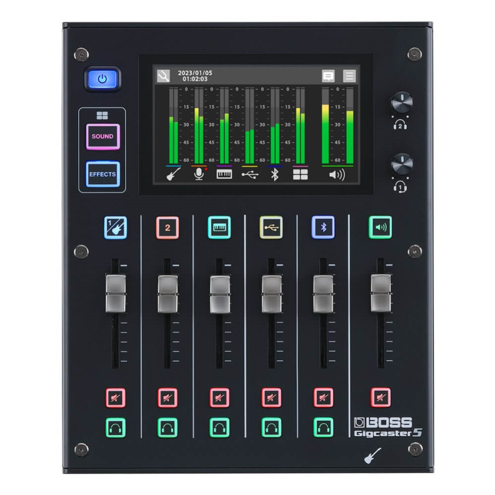 BOSS Gigcaster 5 All-In-One Audio Hub for Streaming Musicians