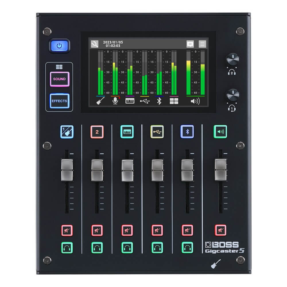 BOSS Gigcaster 5 All-In-One Audio Hub for Streaming Musicians