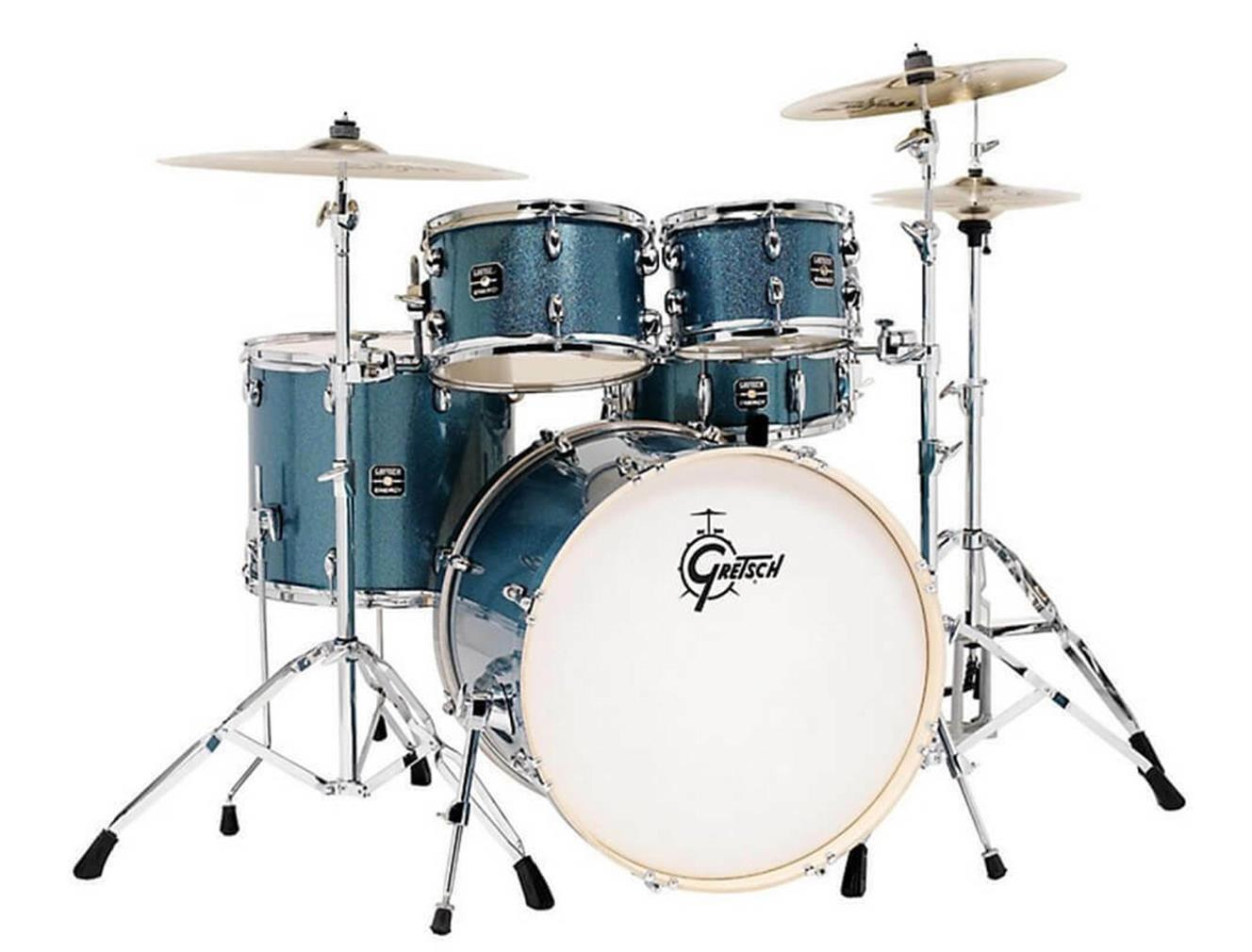 Gretsch Energy 22 inch 5-piece Drum Kit in Blue Sparkle