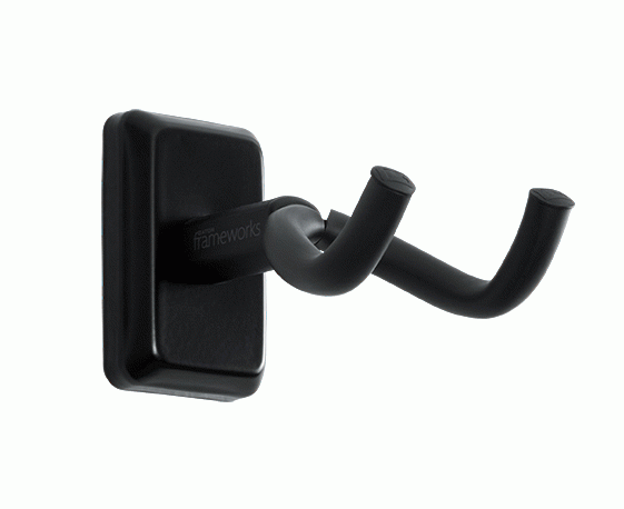 GATOR GFW-GTR-HNGRBLK WALL MOUNT GUITAR HANGER BK