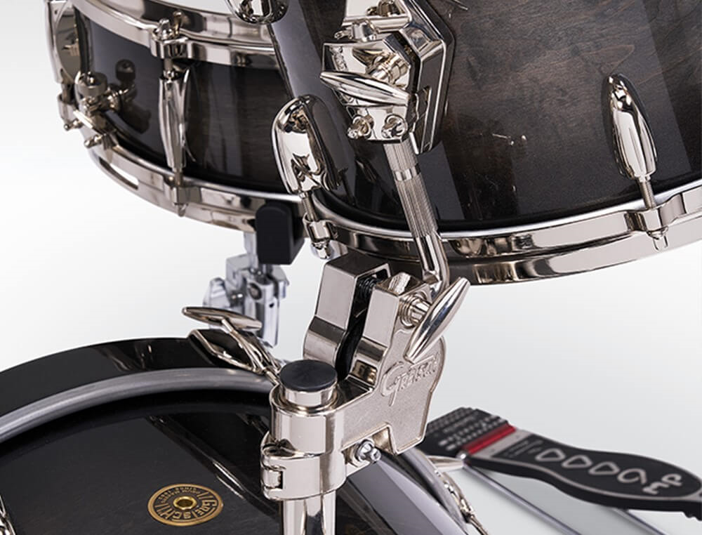 Gretsch Limited Edition 140th Anniversary 12/14/18 + 14S 4pc Drum Shell Pack - Ebony Stardust