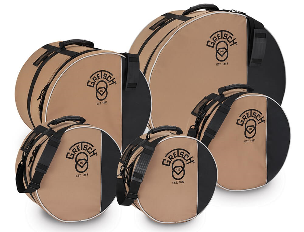 Gretsch Limited Edition 140th Anniversary 12/14/18 + 14S 4pc Drum Shell Pack - Ebony Stardust