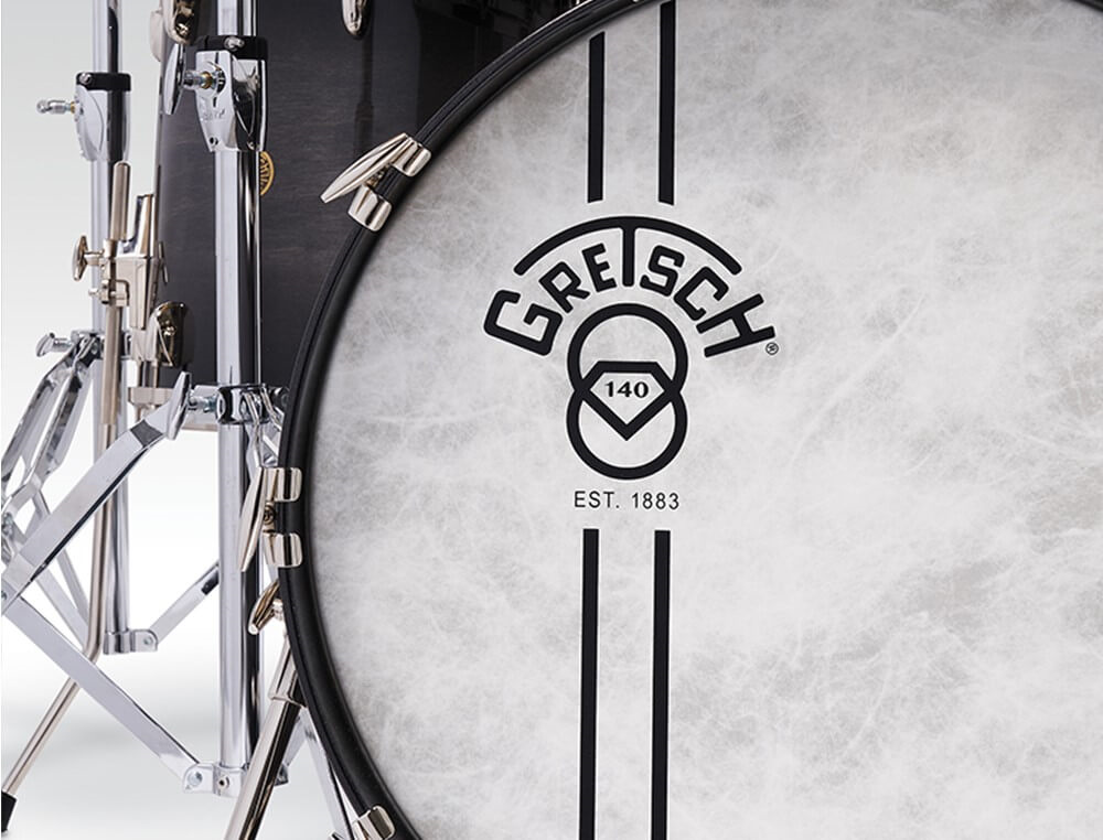Gretsch Limited Edition 140th Anniversary 12/14/18 + 14S 4pc Drum Shell Pack - Ebony Stardust