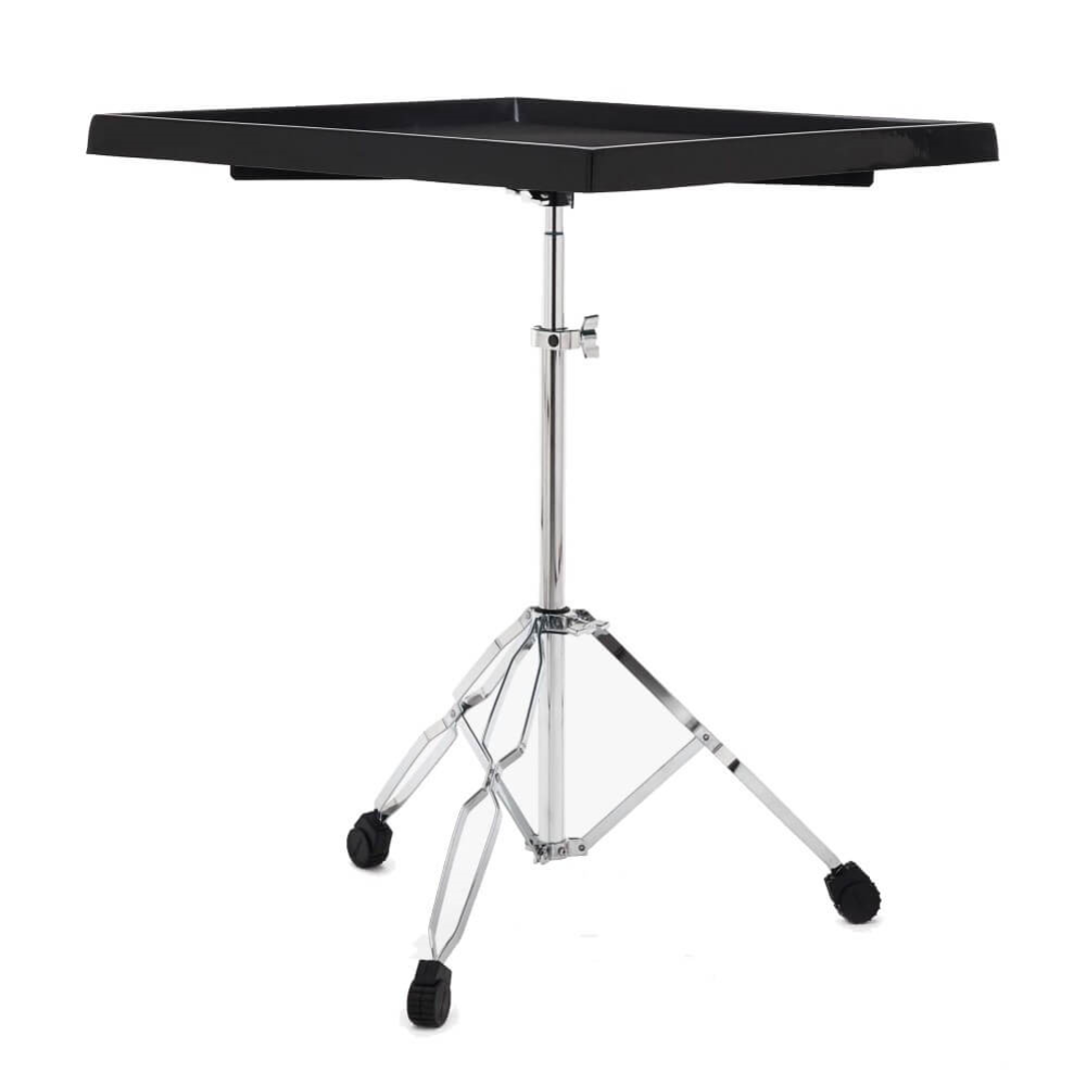 Gibraltar GI7615 large double-braced percussion table with stand, sturdy drum hardware accessory for secure instrument support