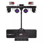 Chauvet Gig Bar Move 5-In-1 LED Effect Light - Moving Heads, Derbys, Pars, Laser, & Strobe in White