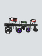 Chauvet Gig Bar Move 5-In-1 LED Effect Light - Moving Heads, Derbys, Pars, Laser, & Strobe in White