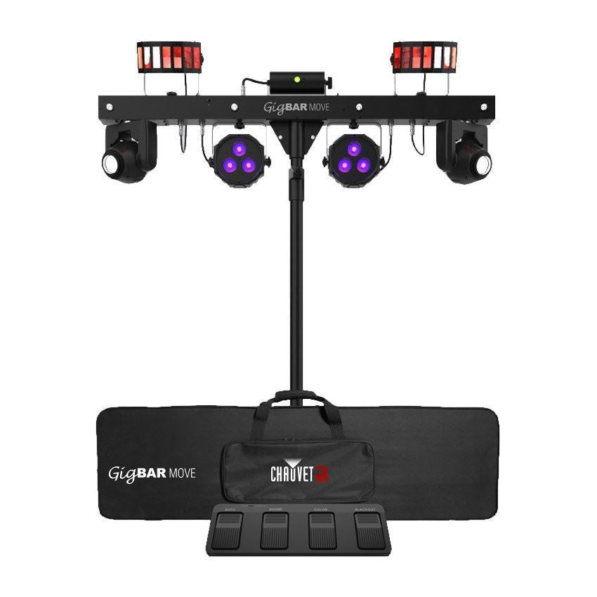 Chauvet Gig Bar Move 5-In-1 LED Effect Light - Moving Heads, Derbys, Pars, Laser, & Strob