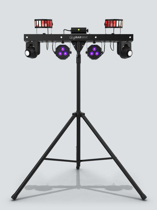 Chauvet Gig Bar Move 5-In-1 LED Effect Light - Moving Heads, Derbys, Pars, Laser, & Strob