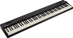 Roland GO:PIANO88 portable digital piano with 88 keys and sleek black finish, ideal for home or on-the-go musical practice.