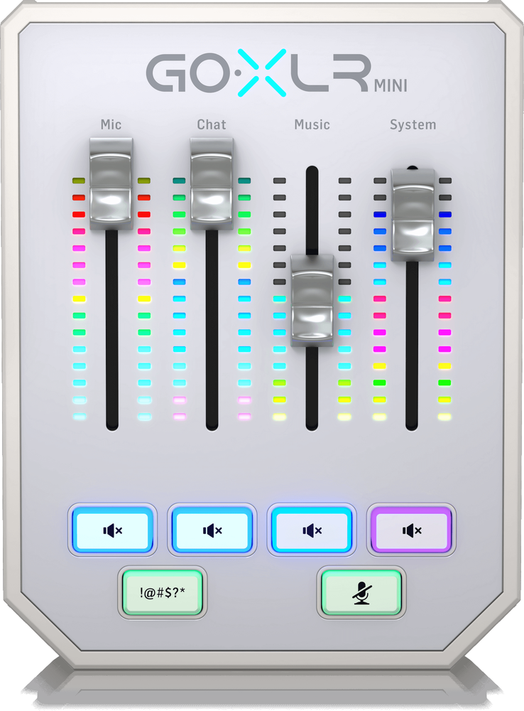 TC HELICON GOXLR MINI WHITE ONLINE BROADCAST MIXER