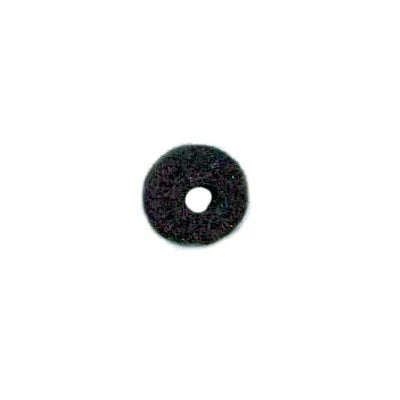 Custom Eagle guitar end pin felt washer, a soft protective pad for guitar end pins, shown on a guitar part.