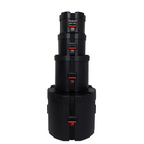 Gator GPROCKPACK Gator Grooves drum case with padded exterior and reinforced handles for secure transport of drum kits.