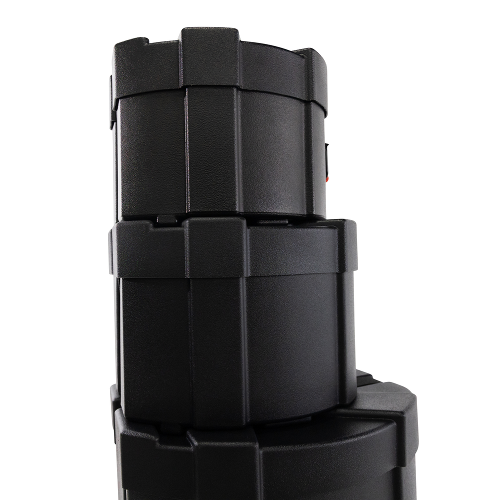 GATOR GPROCKPACK rock pack drum case with padded exterior and sturdy straps for secure transport of drum equipment.