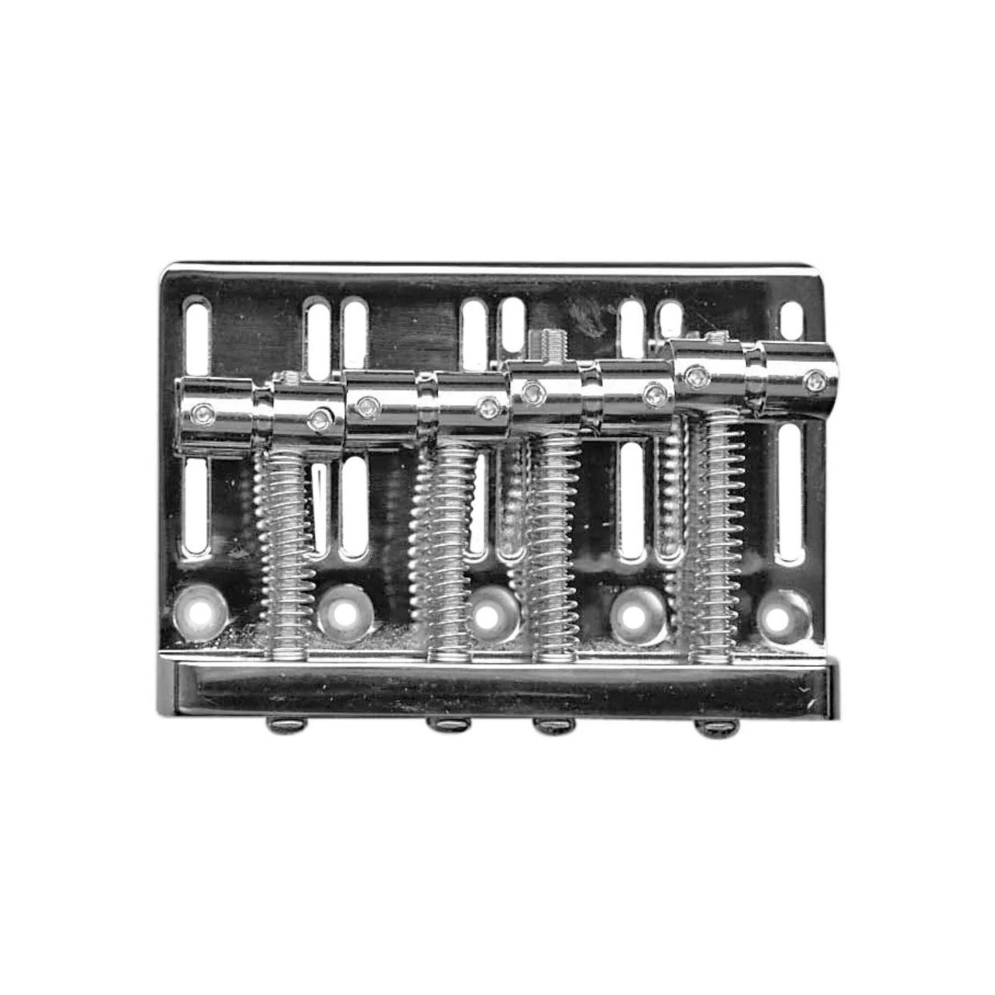 Eagle GPK831 Bridge Tailpiece for 4 String Bass Guitar to Suit JB & PB - Chrome