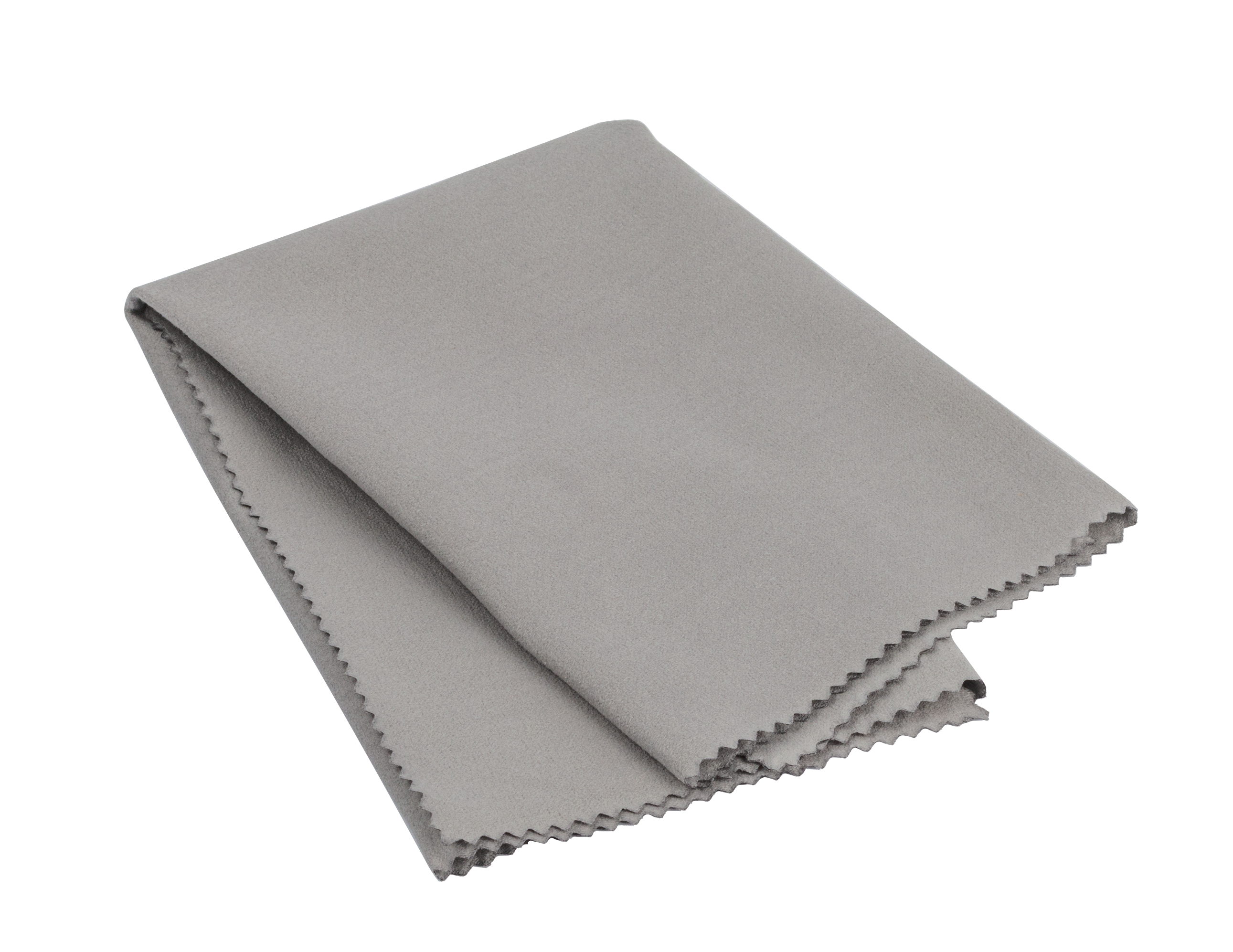 XTR grey micro-fibre polishing cloth for guitars, 30cm x 30cm, soft and lint-free cleaning accessory for guitar maintenance.