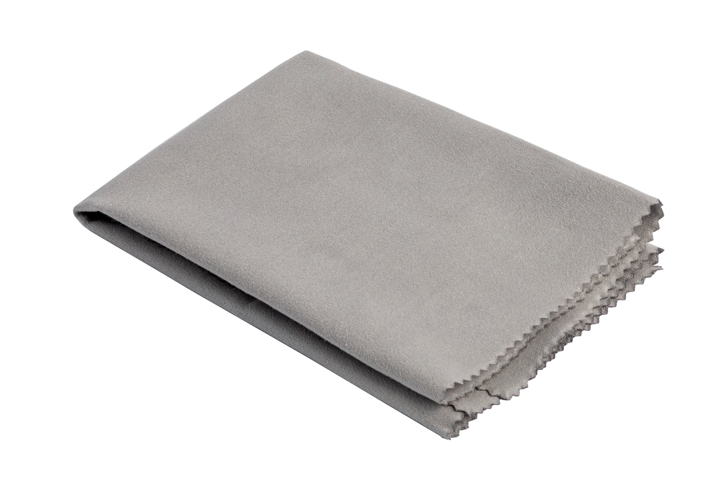 Grey XTR micro-fibre polishing cloth, 30cm x 30cm, ideal for cleaning and polishing guitar accessories.