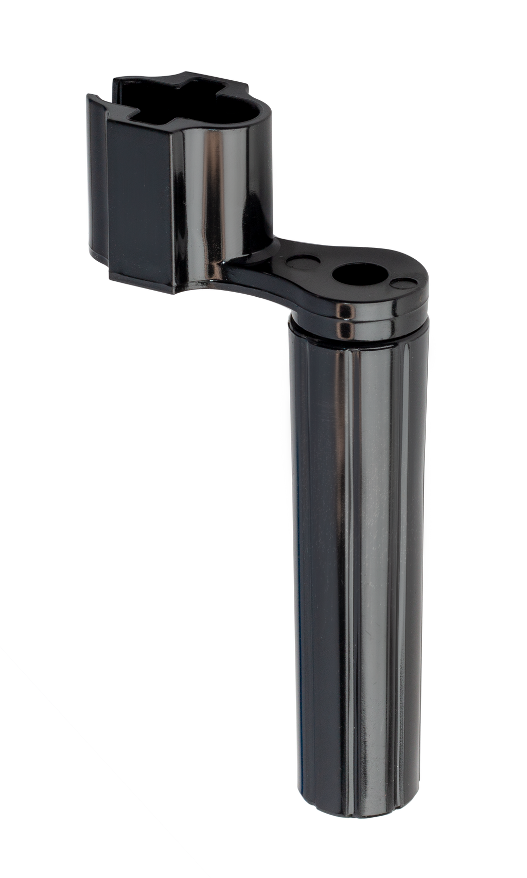 Black XTR Plastic Stringwinder for guitar strings, a durable accessory for guitar maintenance and string winding.