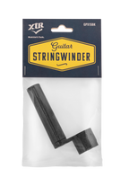 Black XTR Plastic Stringwinder for guitars, a handy accessory for changing guitar strings easily and efficiently.