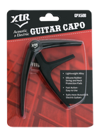 XTR GPX50B Trigger Style Electric and Acoustic Guitar Capo in Black